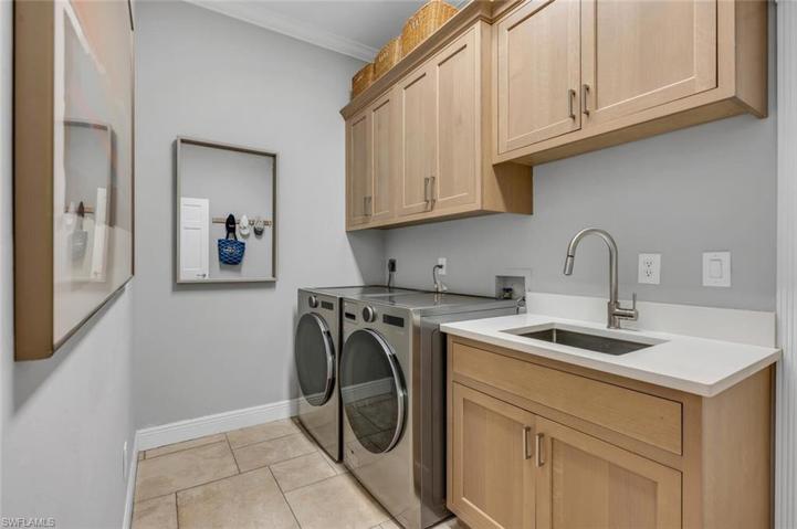 New laundry room.