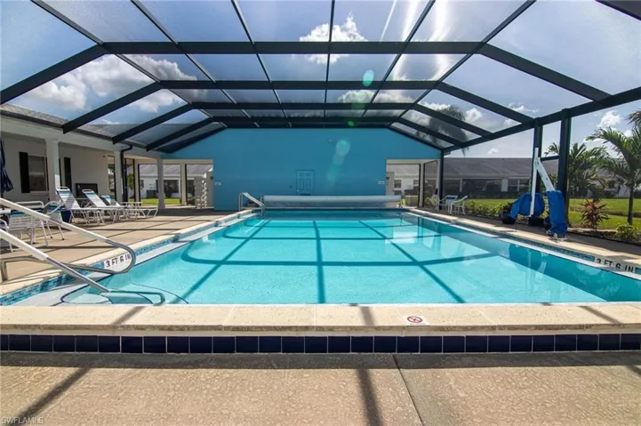 Community pool at desirable Myerlee 55+ community!