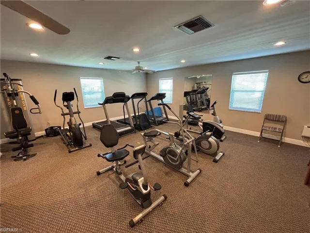 Community gym located directly across from Clubhouse