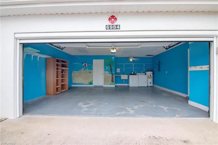Large two car garage