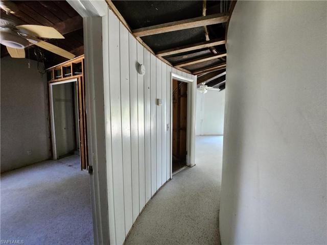 Hallway + Entry to Bedroom 3 + Mechanical Closet