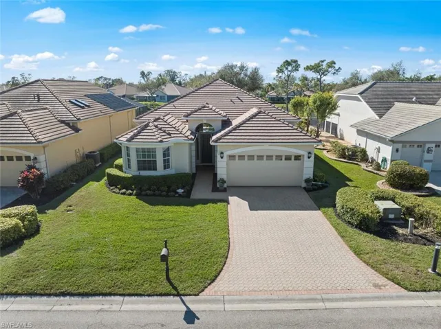 Aerial view of home