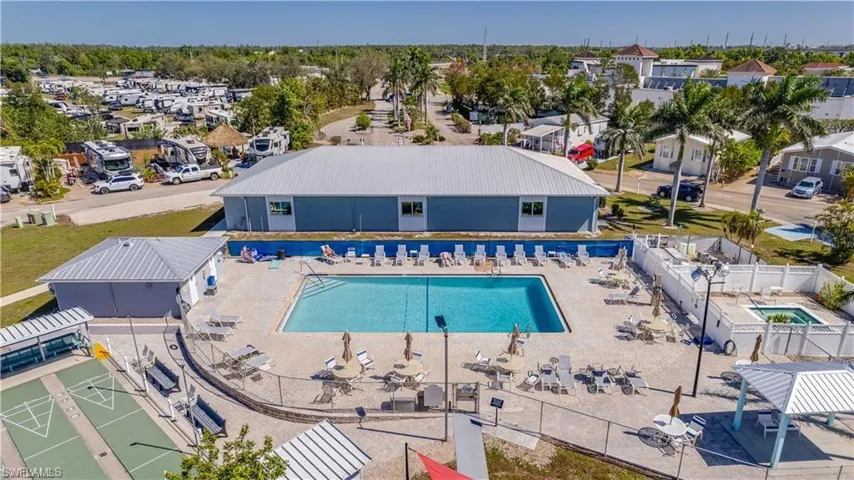 Community Pool and Bocce Courts