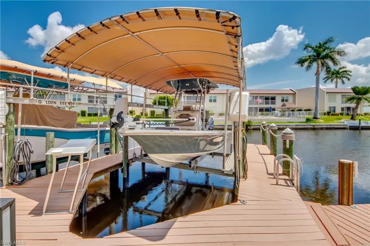 View of private dock featuring a water view