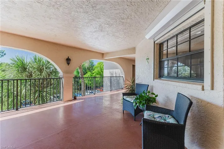 View of patio