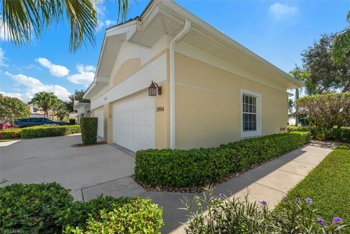 2 car garage with private storage room