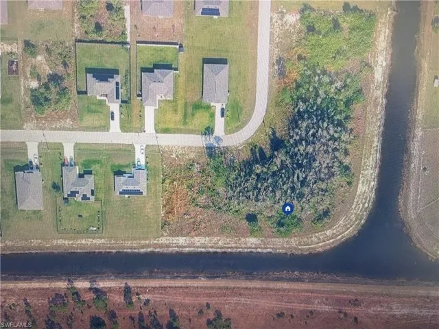 Aerial view of property's location