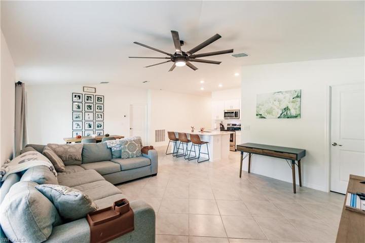 Beautiful tiled floors for ease of cleaning