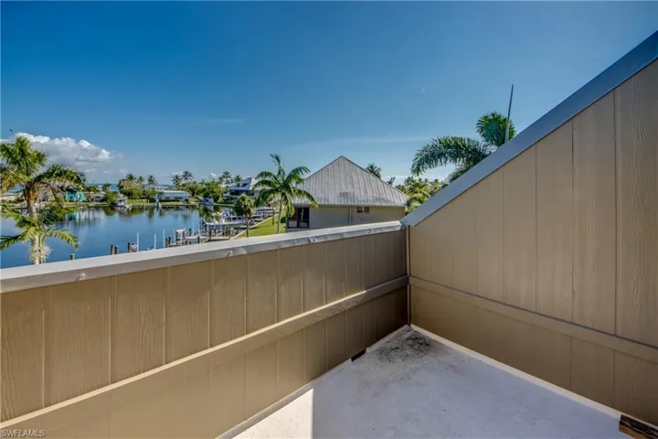 View of patio / terrace with a water view