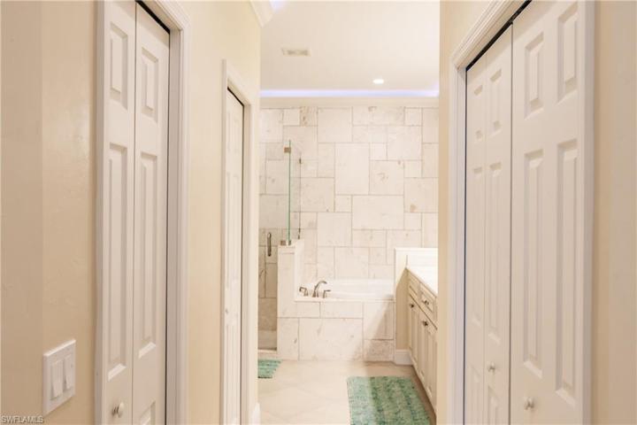 TWO CLOSETS IN HE HALLWAY FROM THE MASTER BEDROOM TO THE MASTER BATH TO ENJOY!