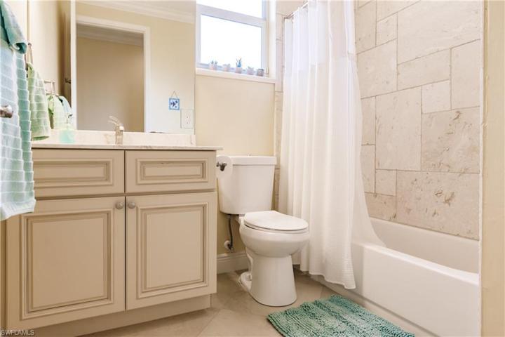 THE GUEST BATHROOM WITH A SHOWER/TUB HAS ALSO BEEN TOTALLY UPDATED! YOUR FRIENDS WILL DEFINITELY BE IMPRESSED!