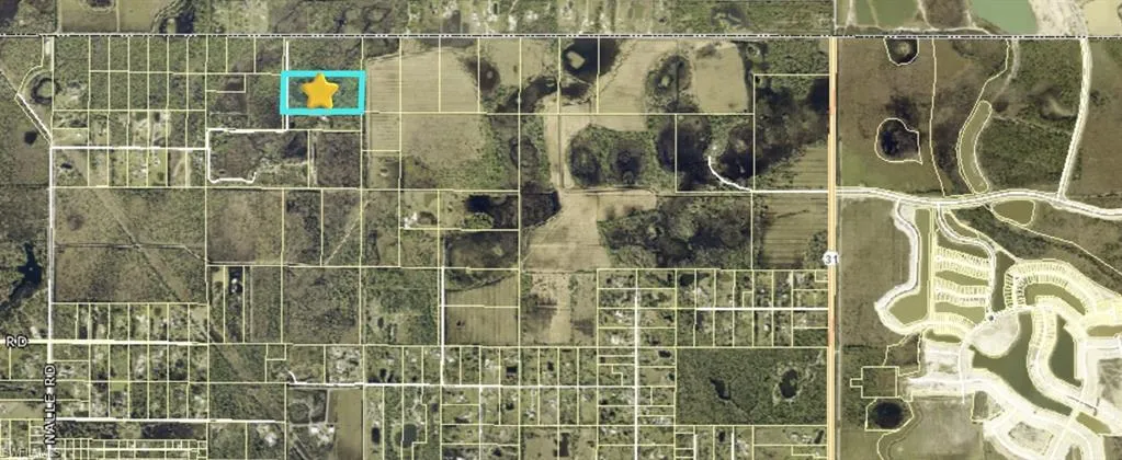 Map location west of Babcock Ranch rd. East of I-75.