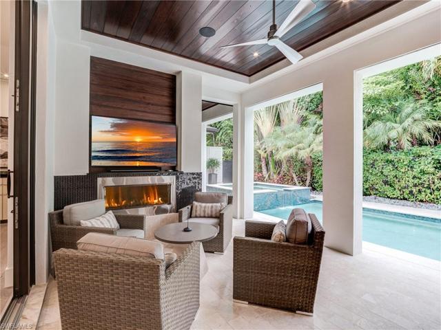 Linear Fireplace, motorized roll down screens
