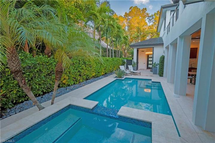 Low-voltage lighting accentuates the landscape, creating a captivating ambiance as the day transitions to night