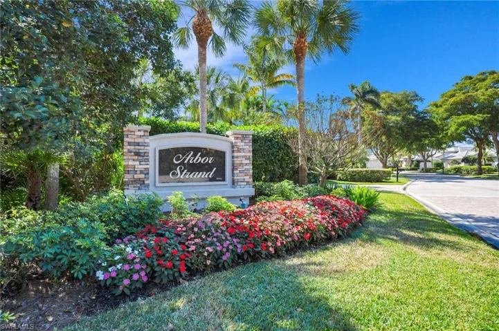 Stately entry into neighborhood