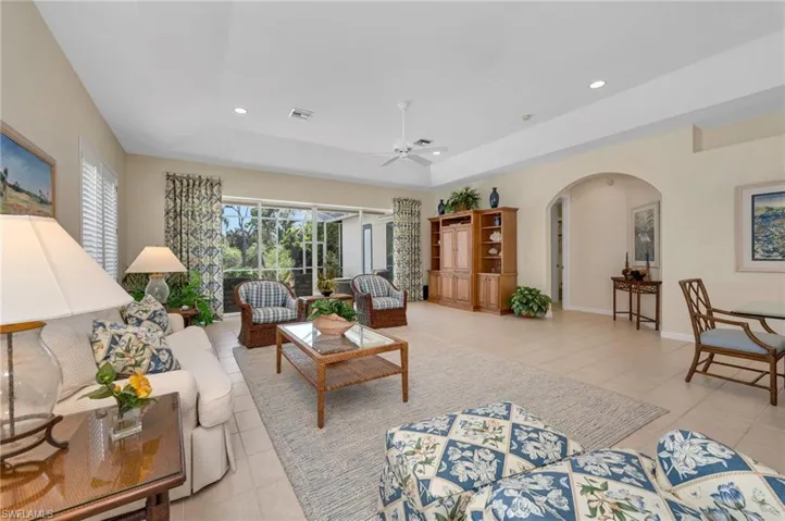 Volume ceilings, neutral palette throughout. Move right in.