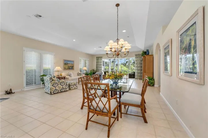 Certainly a large dining area to entertain your guests.