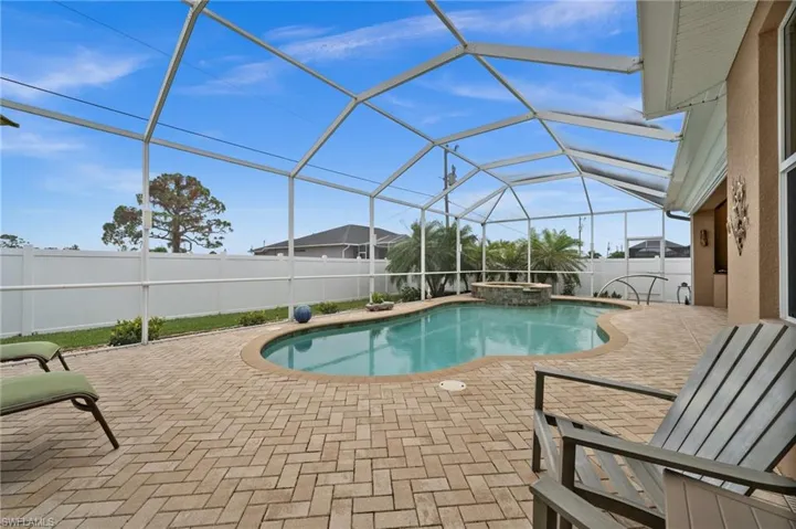 The year-round pool is ready for you to jump in