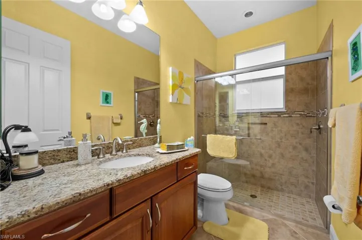 Bathroom 2 is has a lot of natural light and perfect for guests