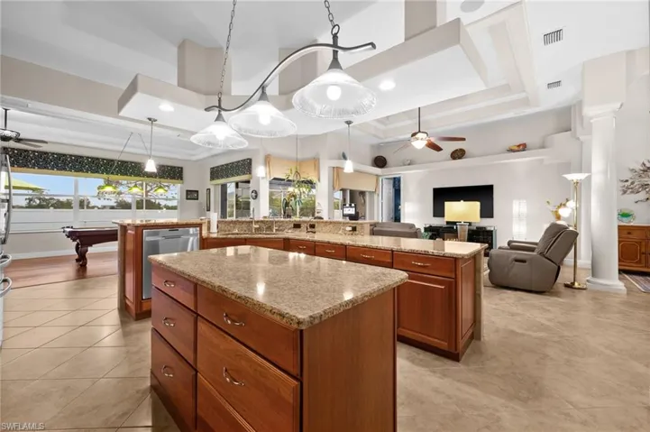 Perfect space for prepping and entertaining