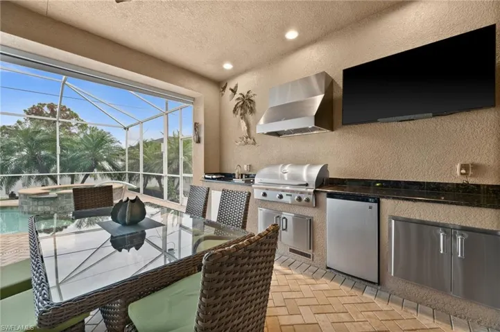 Outdoor kitchen is ready for the grill master