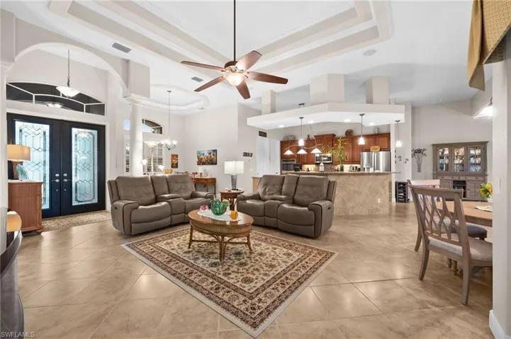 Plenty of space for entertaining or movie nights