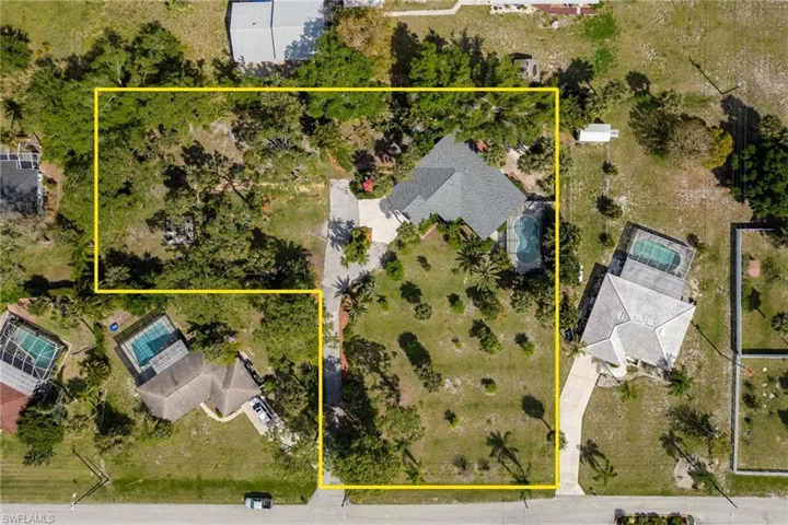 1.22 Acres. Three lots total.