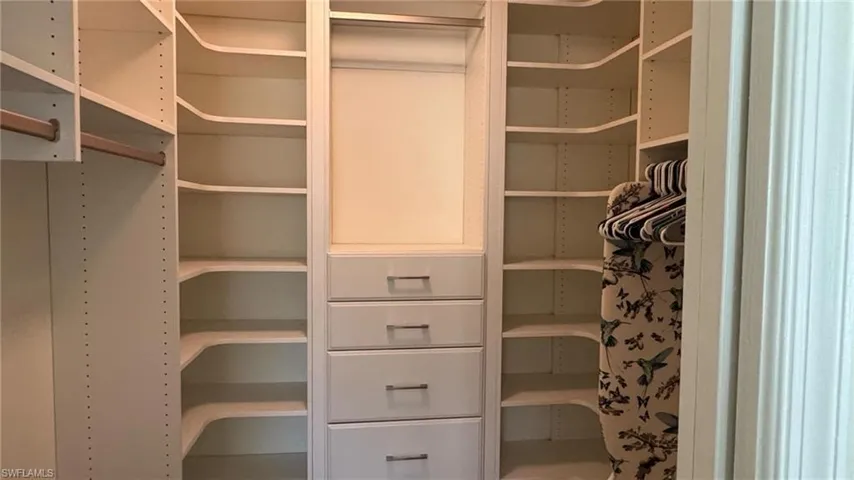 View of spacious closet