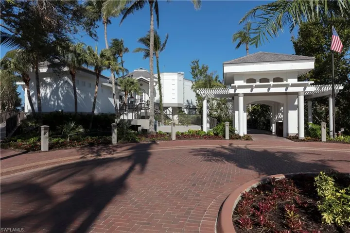 Entrance to Bay Colony Beach Club