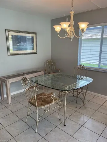 Bright and light dining area