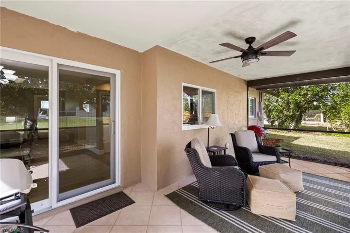 Hurricane sliding glass doors and windows protect the home during our rainy season and the occasional hurricane.