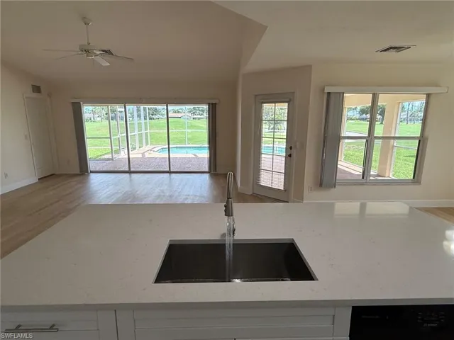 Kitchen and Living Room