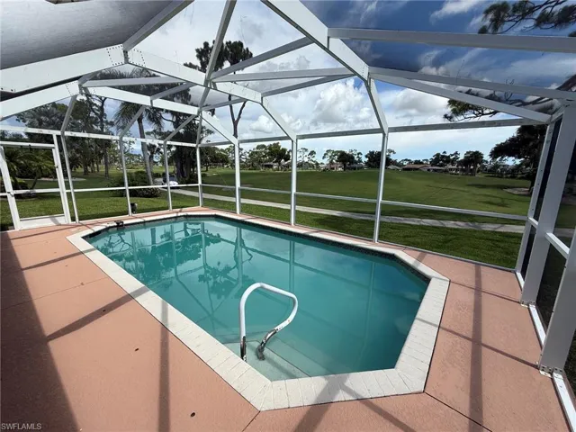 Swimming Pool with view of the golf course