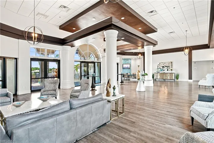 Entry to community ballroom