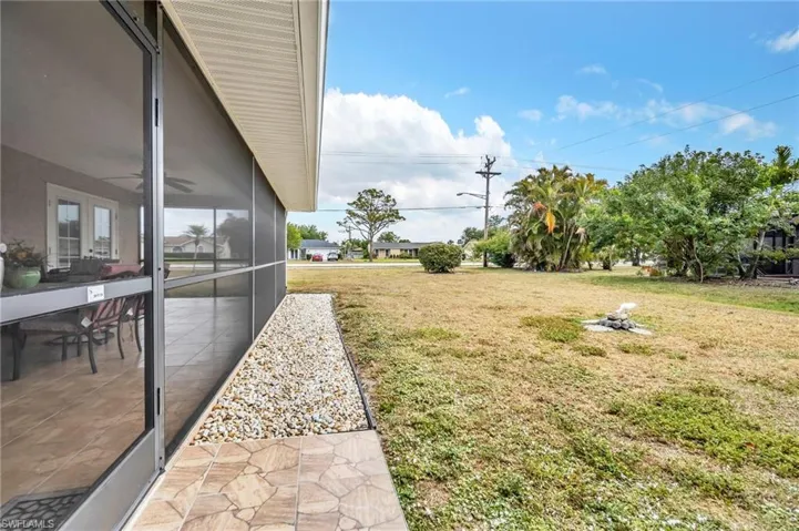 View of yard featuring a patio