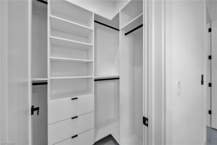 View of spacious closet