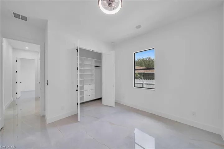 View of unfurnished bedroom