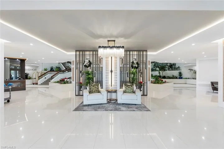 View of building lobby