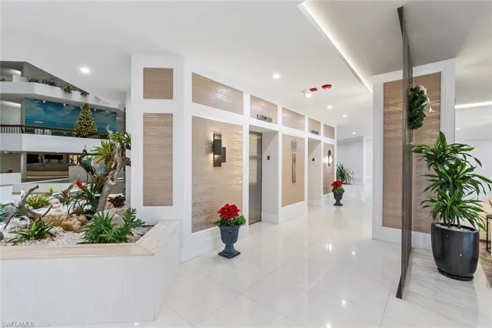 View of building lobby