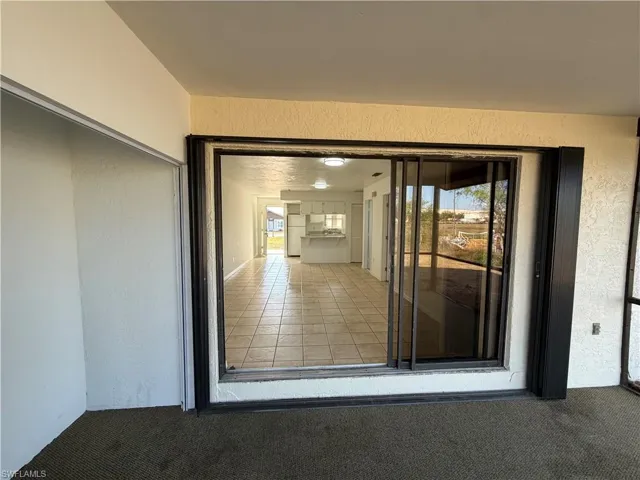 back patio looking inside 7643 side