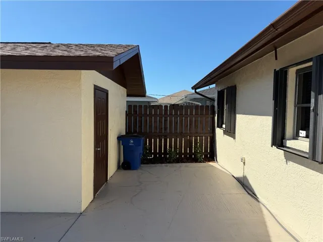 View of patio