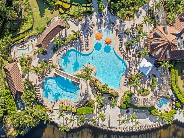 Clubhouse pool area