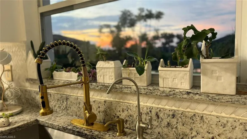 Detailed view of a sink
