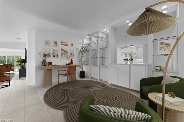 Perfect remote office and sitting area