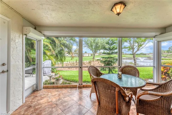 Lanai with storm shutters