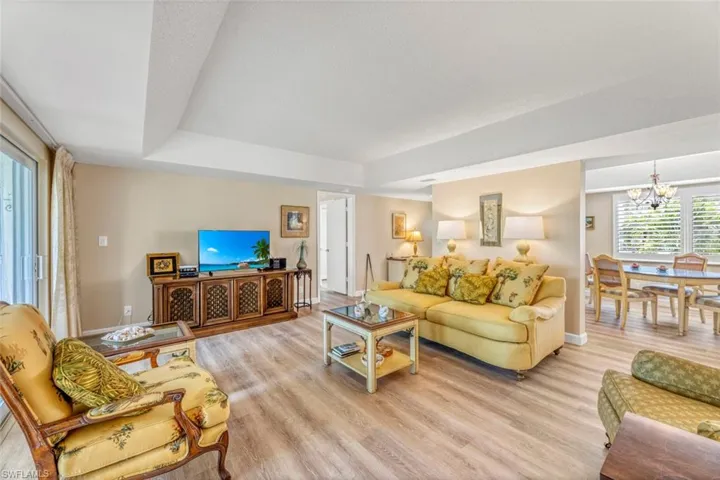 Living area looking towards formal dining