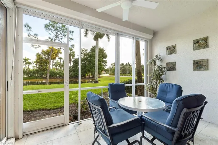 East facing Lanai