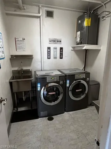 Laundry room on