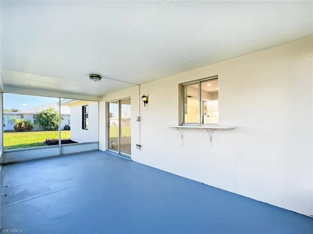 View of patio