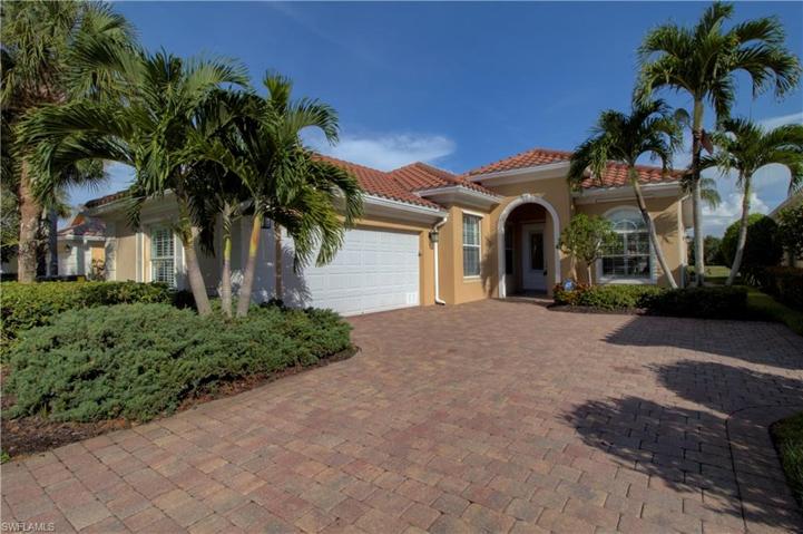 front of home, side load garage with a newer roof